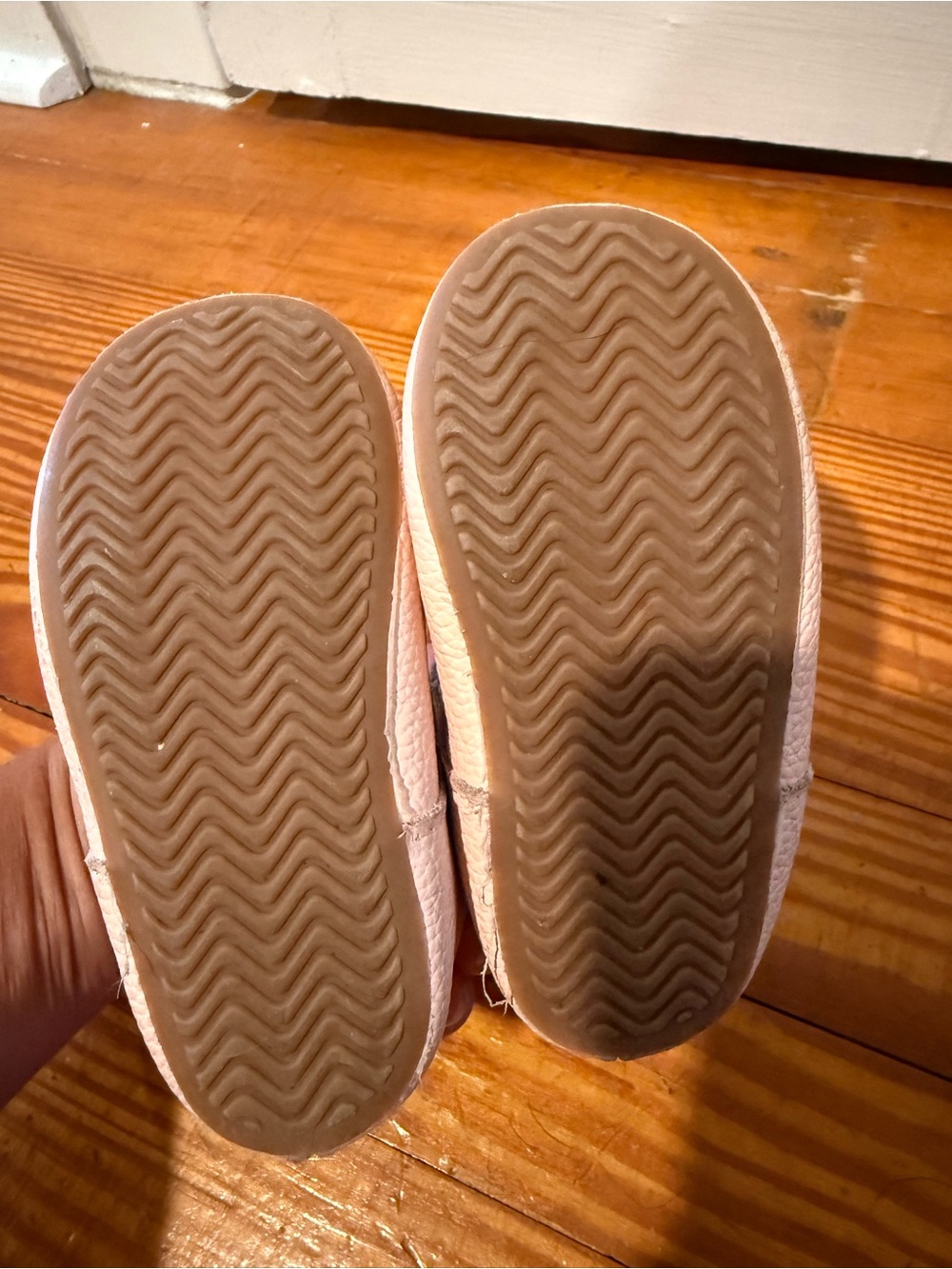 Little Lovebug Blush Pink soft toddler shoes - Picture 9 of 9